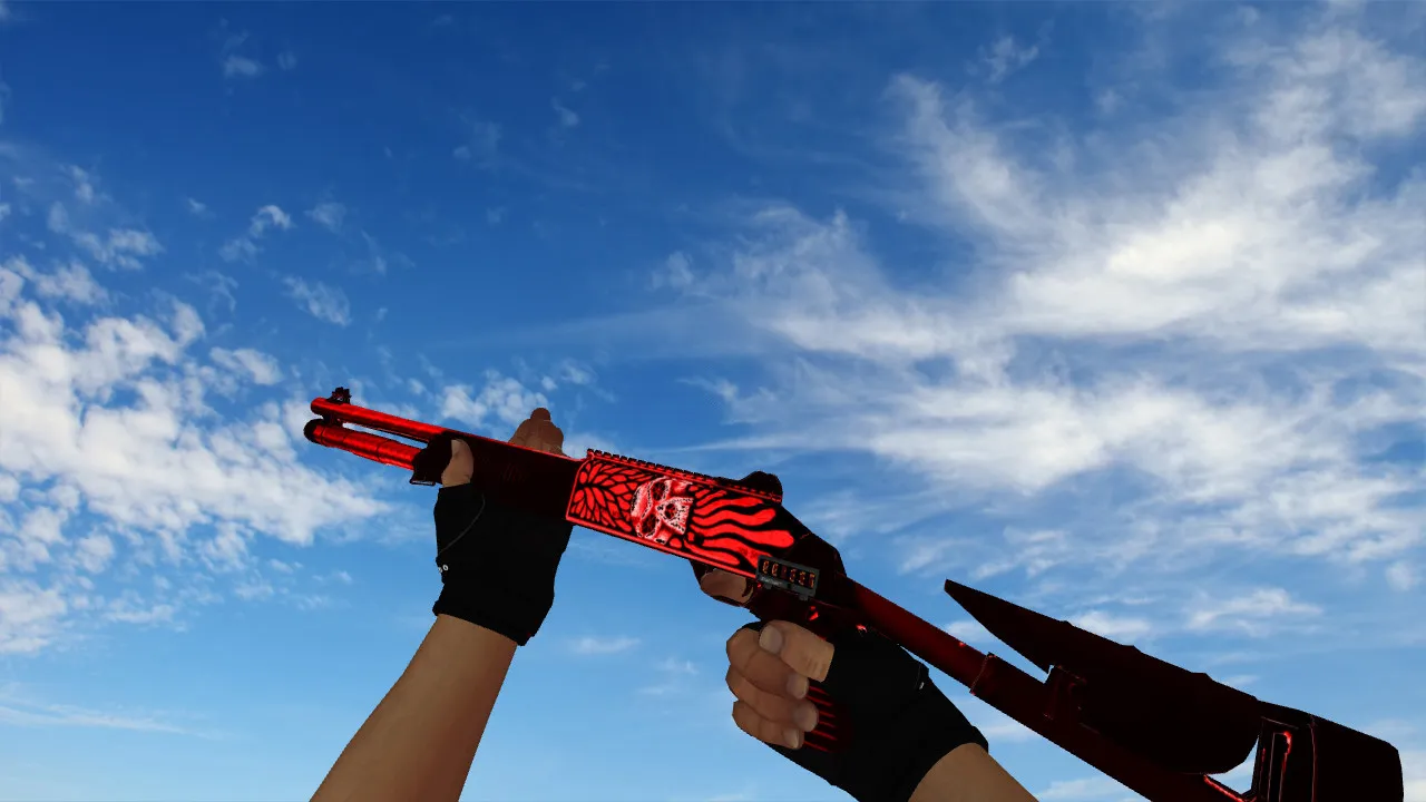 Скриншот  Пак моделей оружия из CS GO для CS 1.6: v_, p_, w_, звуки, анимация осмотра и качество текстур