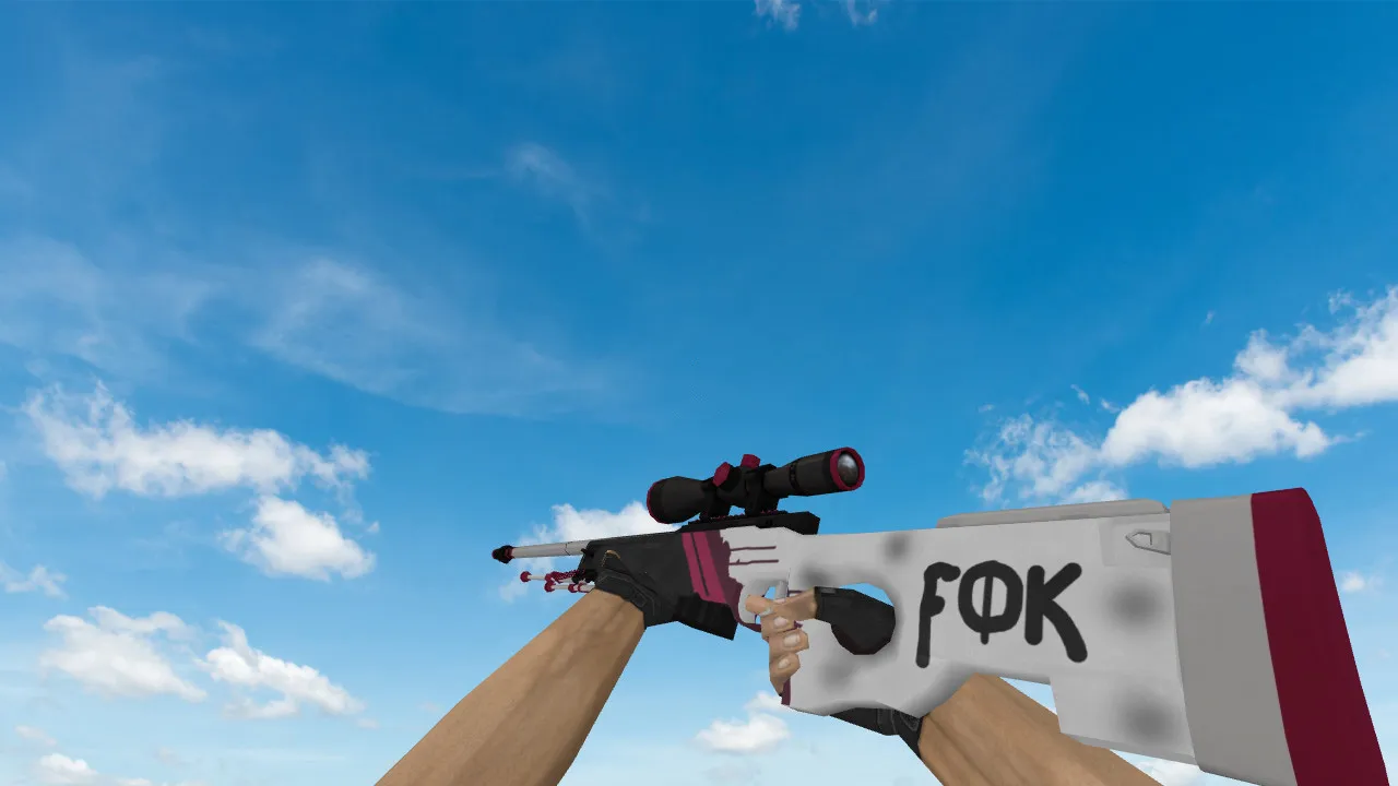 Скриншот Модель AWP Bloody Pink для CS 1.6 – уникальный стиль и качество