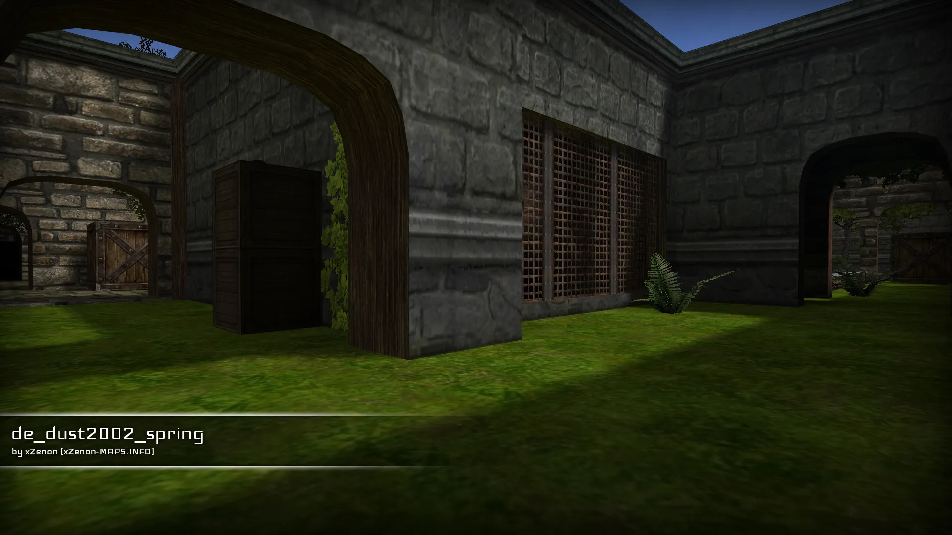 Скриншот  Карта de_dust2002_spring_b1 для CS 1.6: быстрый обзор, точки, тактика, .nav, оптимизация