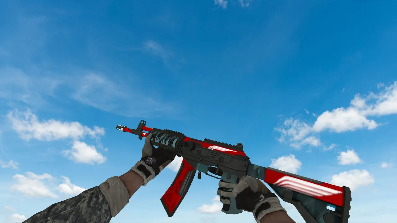 Скриншот  Пак моделей оружия «BasildoomHD» для CS 1.6: v_, p_, w_ модели, звуки, анимация осмотра и качество текстур