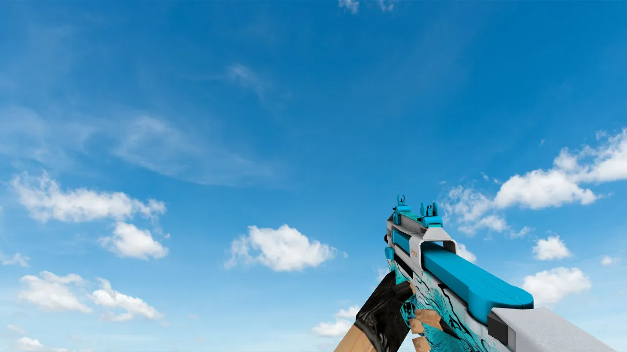 Скриншот Модель «P90 Vladem Skull» для CS 1.6: качай прямо сейчас