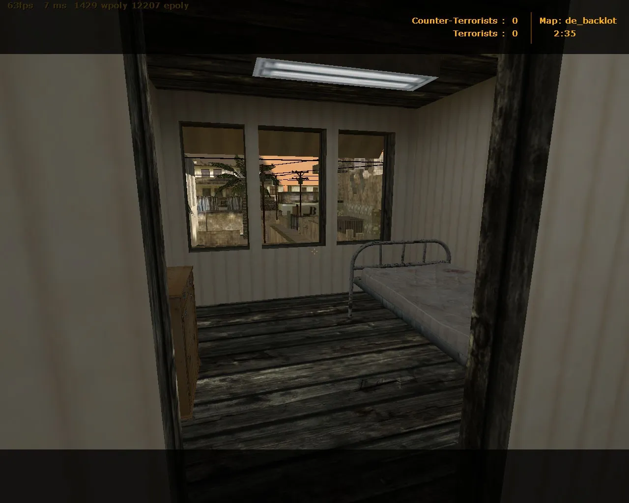 Скриншот Карта «de_backlot» для CS 1.6
