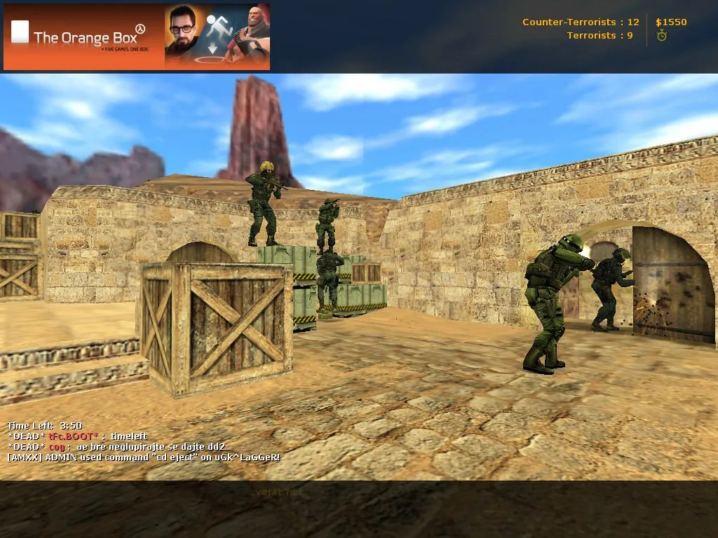 Скриншот de_dust2_mini для CS 1.6: тактика, точки, навигация ботов и оптимизация карты