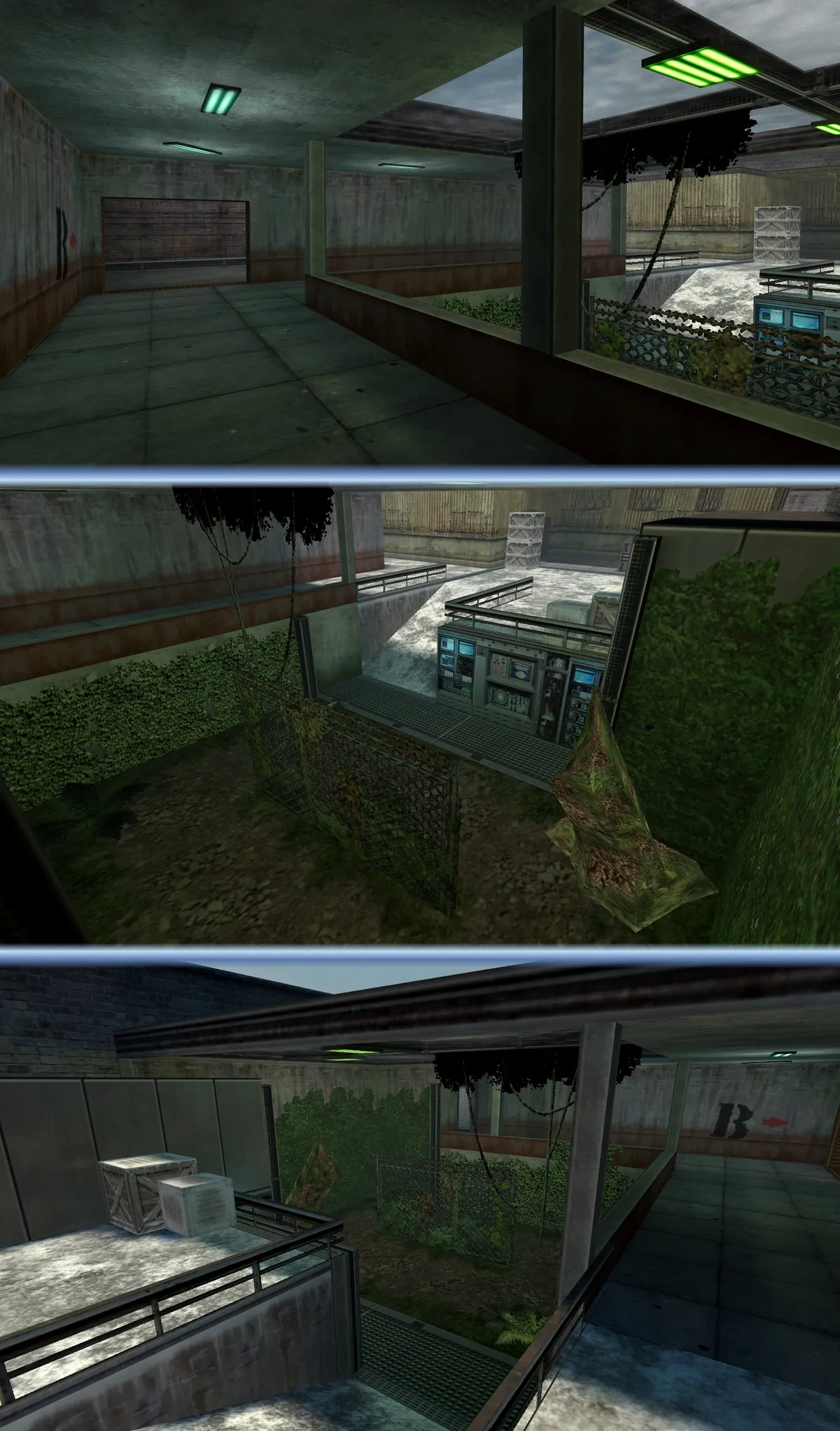 Скриншот  Карта «de_invictus_v12» для CS 1.6: Тактический анализ и детали