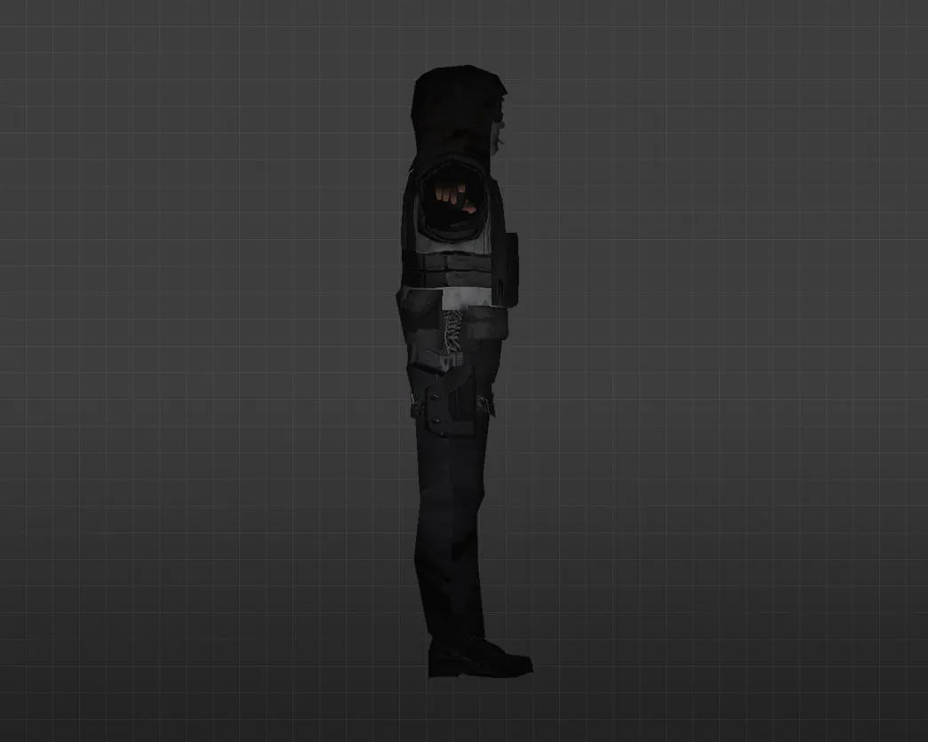 Скриншот Модель «Темный капюшон» для CS 1.6 — Уникальный скин для вашего персонажа