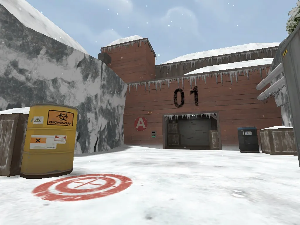 Скриншот  Карта de_icicle для CS 1.6 - Тактики и особенности