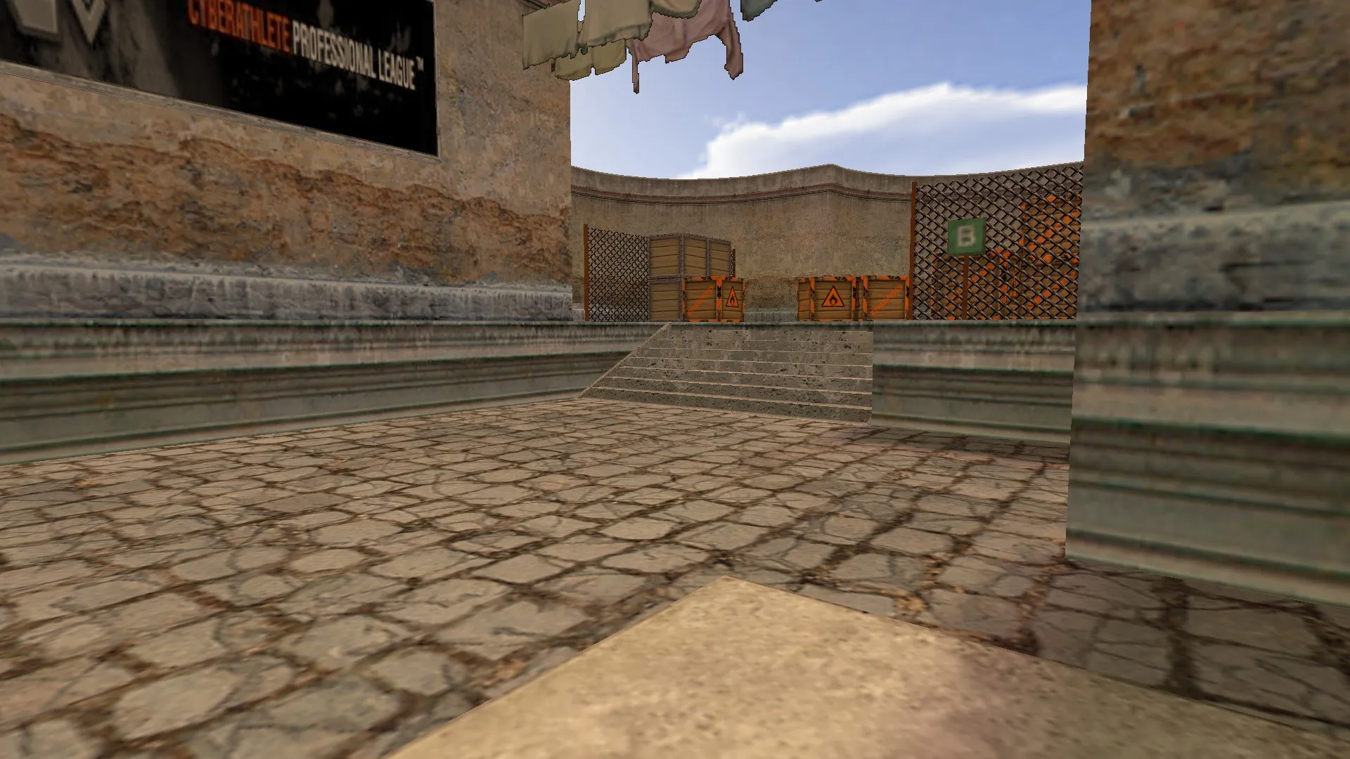 Скриншот  de_clan2_fire для CS 1.6: тактика за CT/T, точки, боты (.nav), оптимизация wpoly/epoly