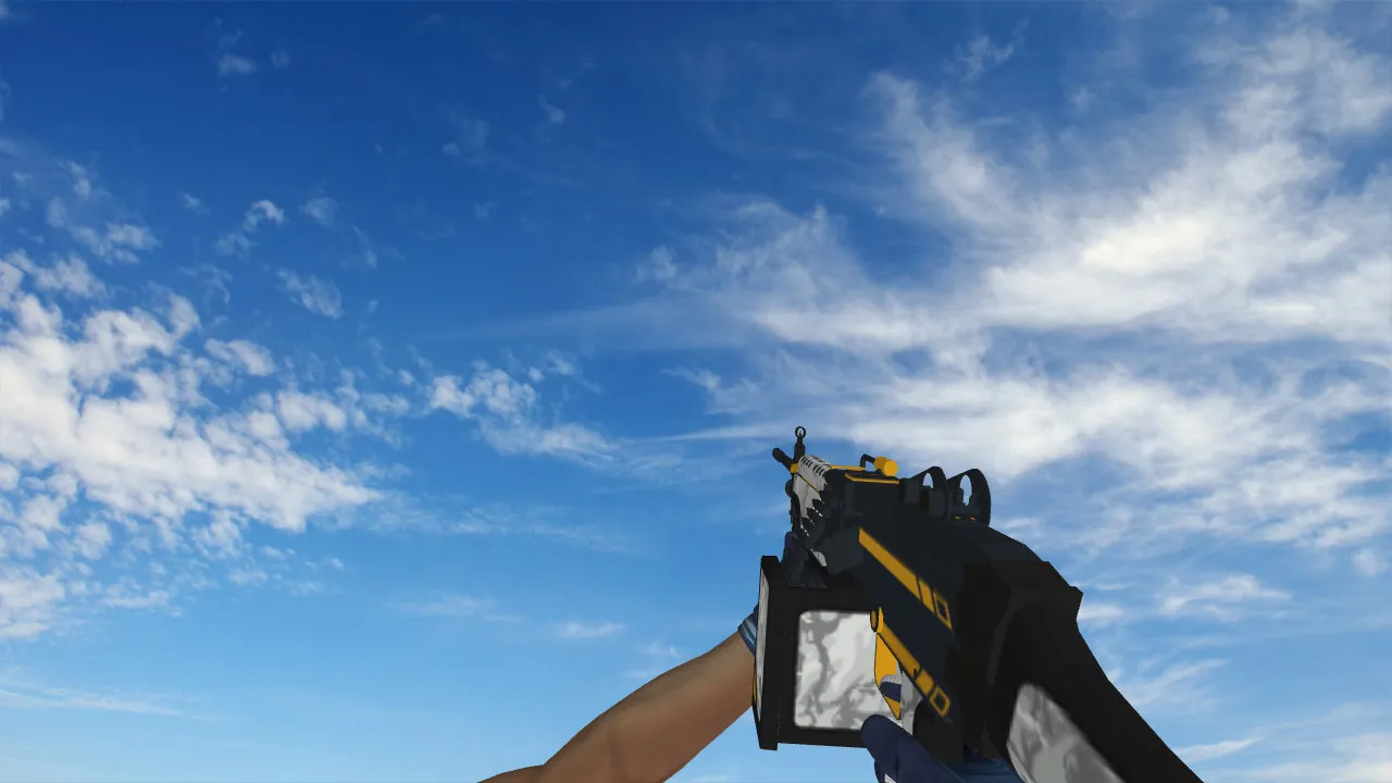 Скриншот  Пак моделей оружия Sport Superconductor Pack для CS 1.6: v_, p_, w_ модели, звуки, анимация осмотра и качество текстур