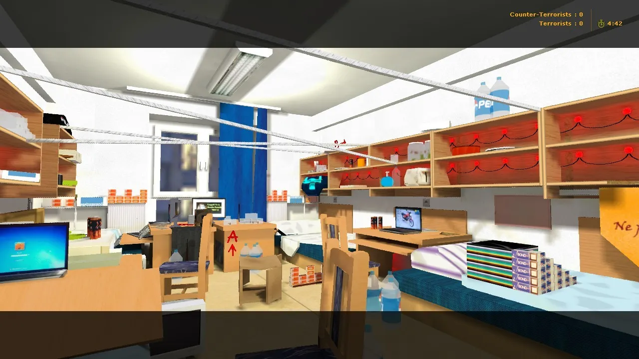 Скриншот  Карта de_rats303 для CS 1.6 - Обзор и Тактические Советы