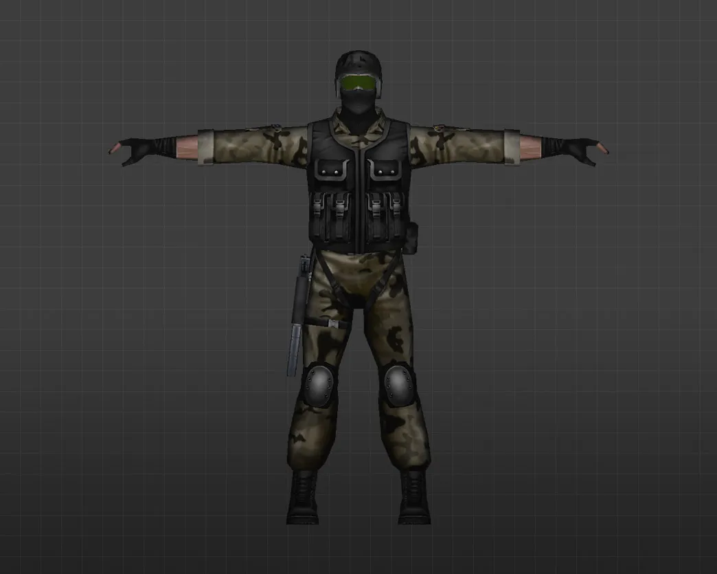 Скриншот Модель «Американские солдаты» для CS 1.6 - Уникальные скины и высокое качество