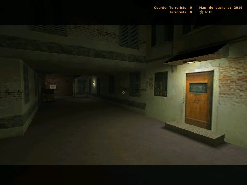 Скриншот Карта «de_backalley_2016» для CS 1.6