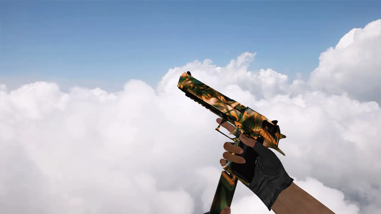 Скриншот Модель «Deagle Gold Jungle» для CS 1.6 - Высокое качество и детализация