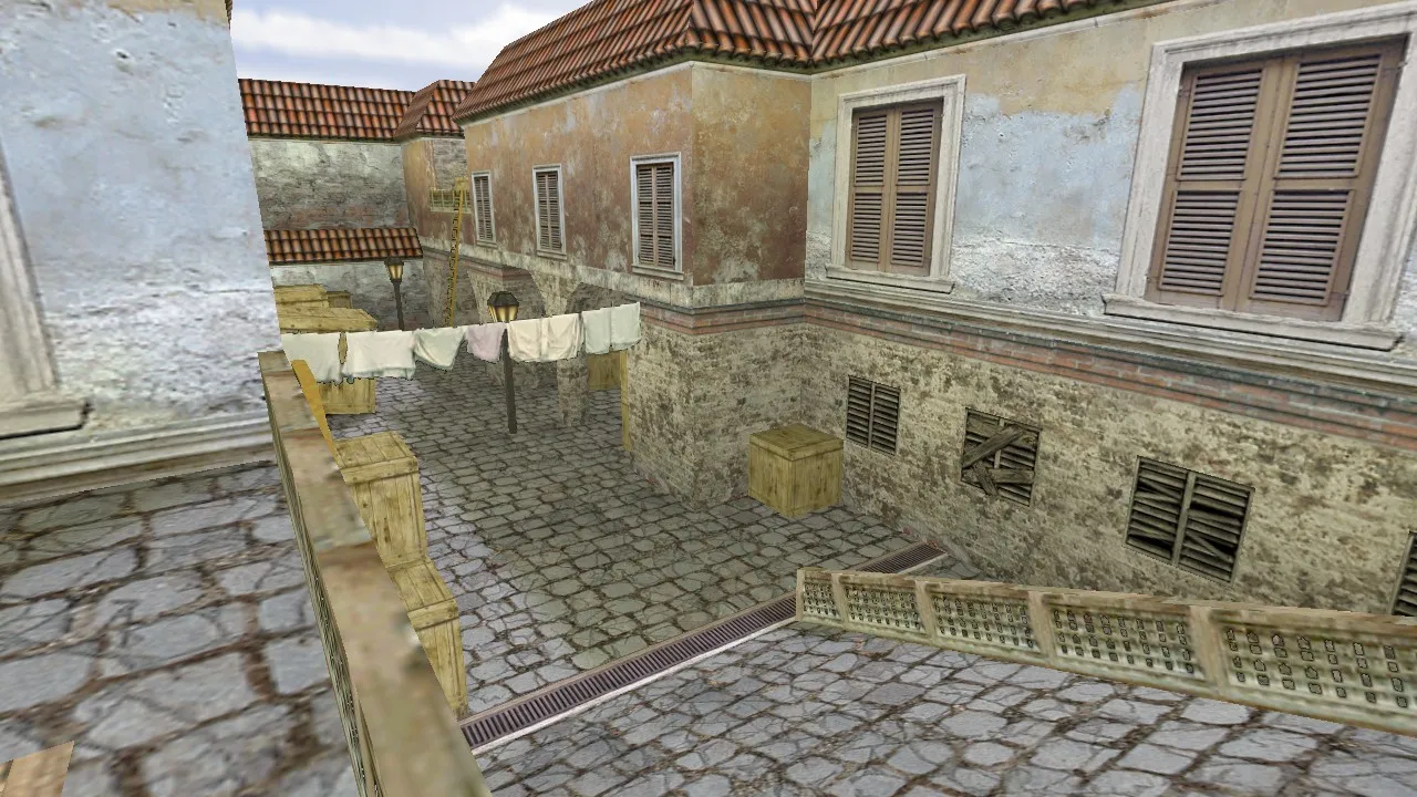 Скриншот  Карта de_crossfire_sector для CS 1.6: точки, маршруты, .nav для ботов, оптимизация wpoly/epoly