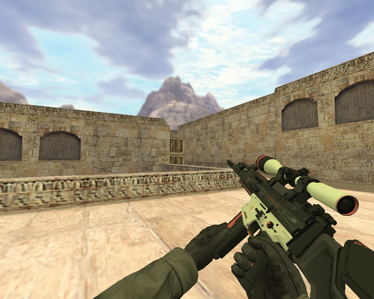 Скриншот Модель SCAR Сайрекс для CS 1.6 - Качество и Точность