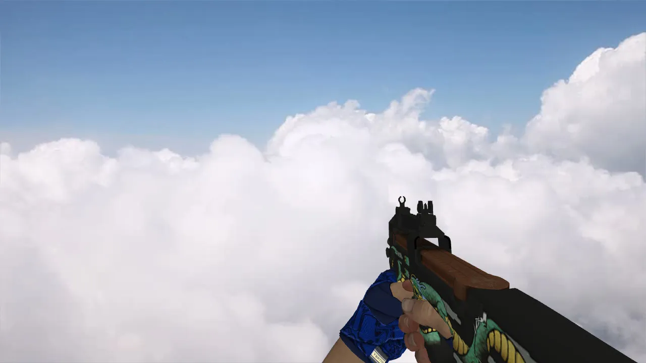 Скриншот  Пак моделей оружия «Hand Wraps Cobalt Skulls Pack» для CS 1.6: v_ p_ w_ модели, звуки, анимация осмотра и текстуры