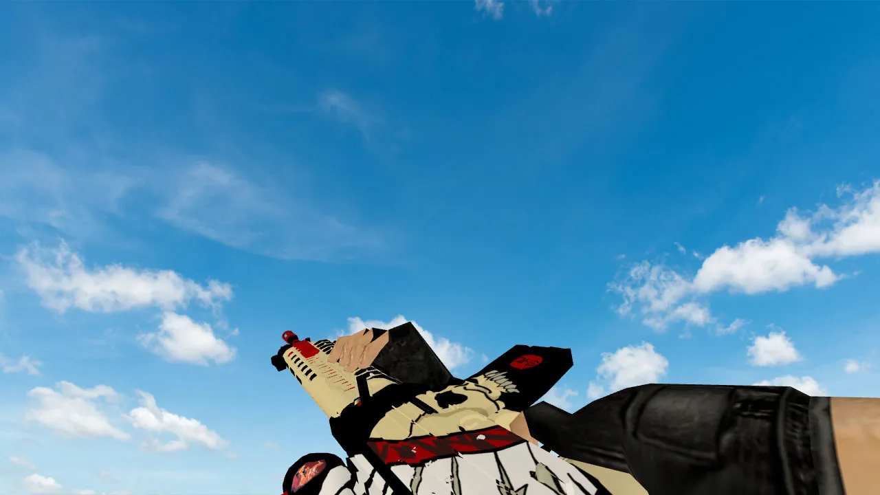 Скриншот Модель «SG-553 Apache» для CS 1.6: качественные текстуры и уникальные звуки