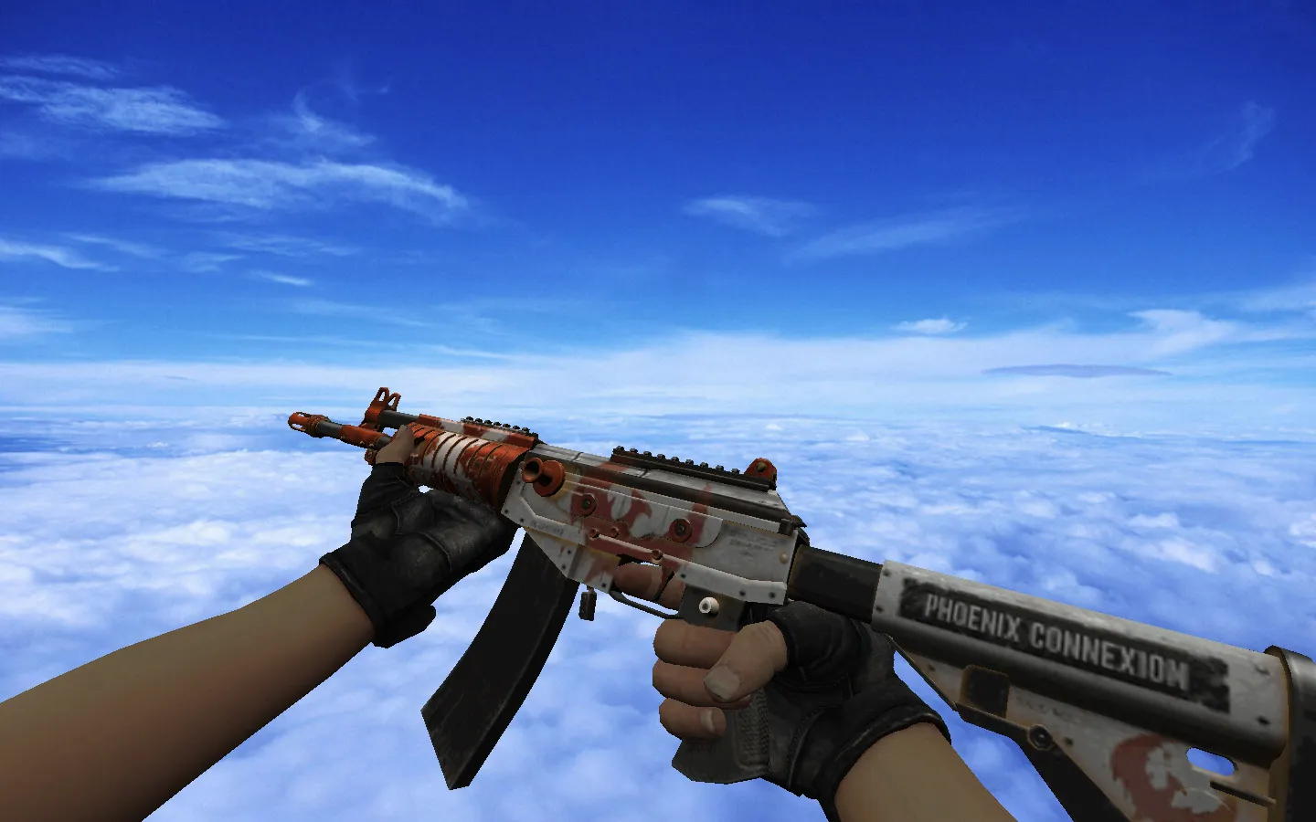 Скриншот  Fracture Case пак для CS 1.6: v_/p_/w_ модели, звуки, анимация осмотра и набор скинов оружия