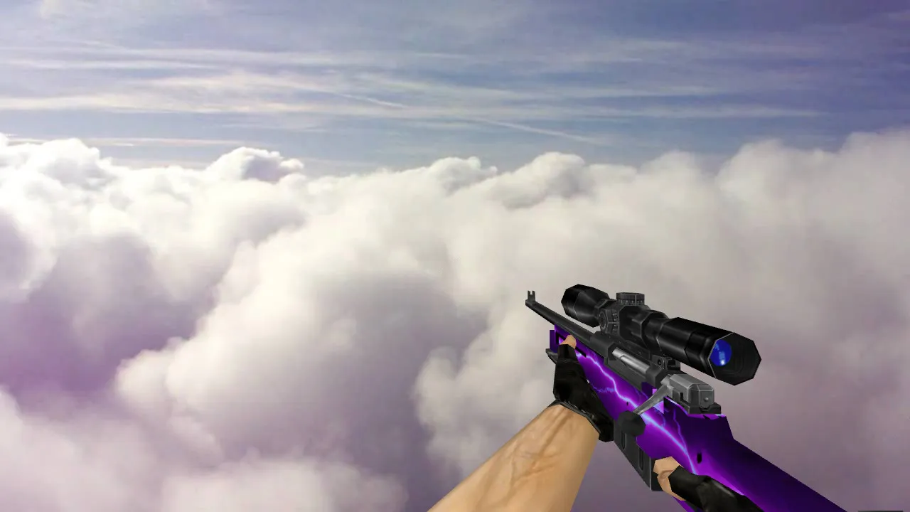 Скриншот Модель «Стандартный AWP Удар молнии» для CS 1.6