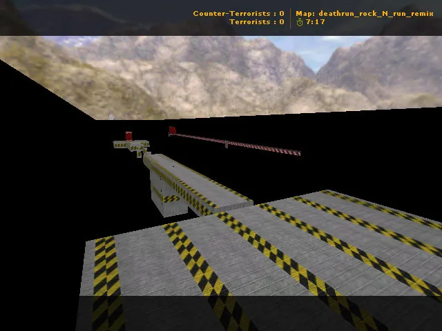 Скриншот  deathrun_rock_n_run_remix для CS 1.6: карта deathrun, точки, маршрут и оптимизация