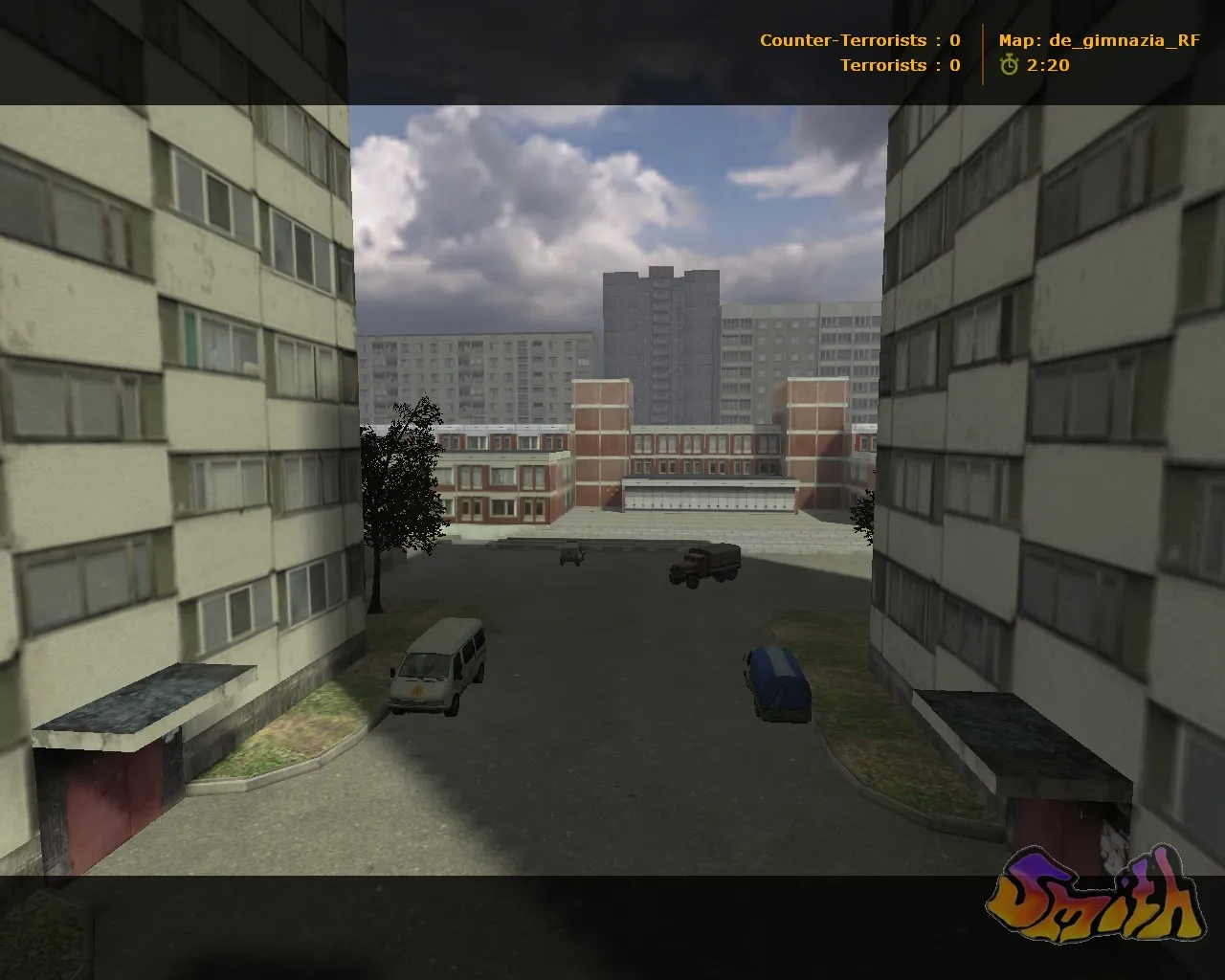 Скриншот  de_gimnazia_rf — карта для CS 1.6: точки, раунды, баланс сторон и оптимизация под FPS
