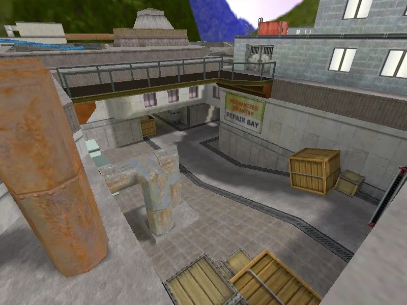 Скриншот  Карта de_urbandust_v2 для CS 1.6 – изучите тактики и стратегии