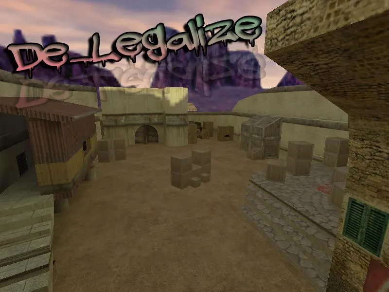 Скриншот  Карта de_legalize для CS 1.6: тактика и особенности