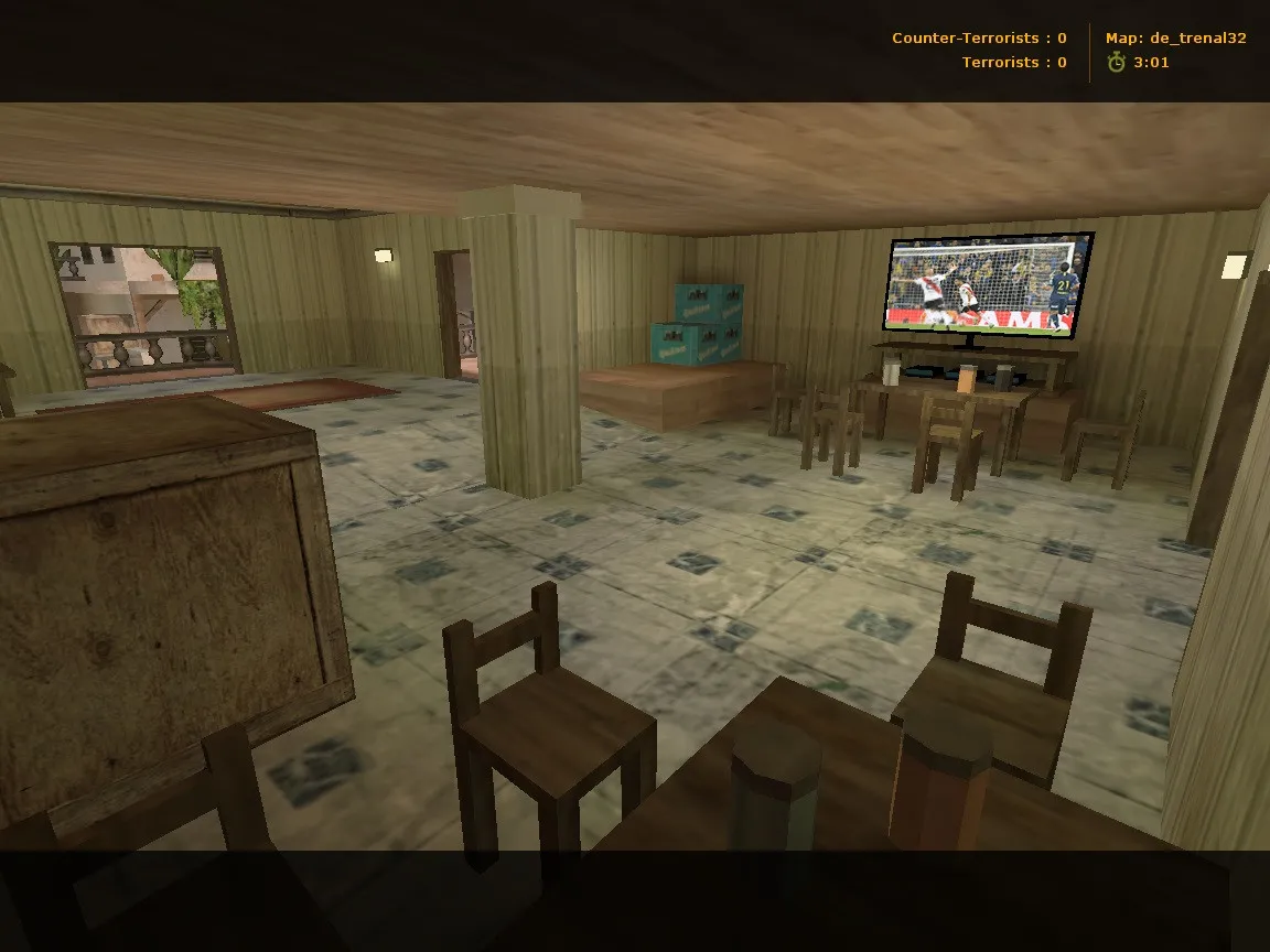 Скриншот  Карта de_trenal32 для CS 1.6: Тактика и стратегии