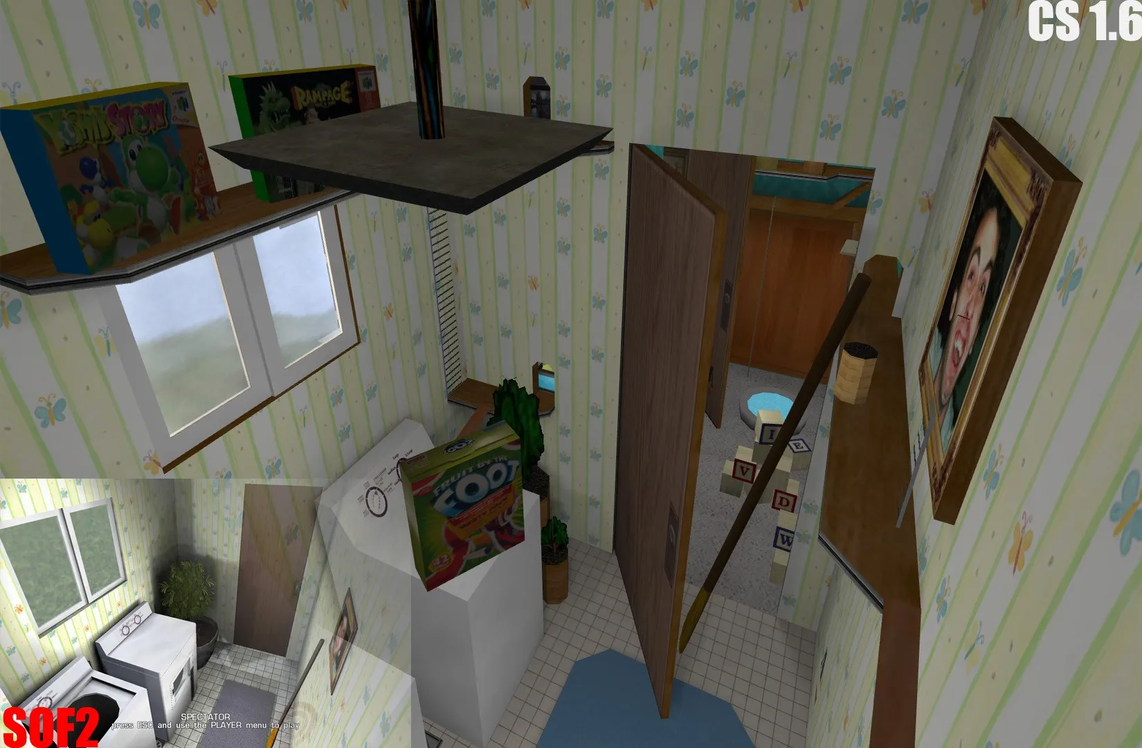 Скриншот de_bigfreakinhouse_beta2 для CS 1.6 — тактики, точки, .nav и оптимизация карты