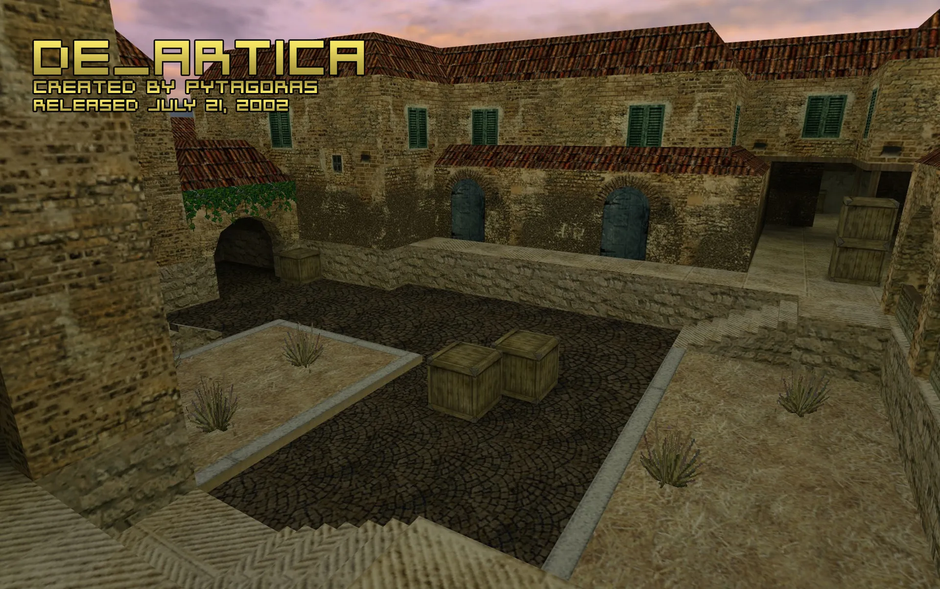 Скриншот  de_artica карта для CS 1.6: тактика сторон, точки, оптимизация и .nav для ботов