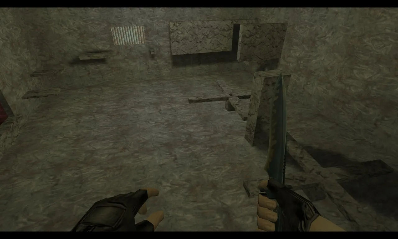 Скриншот  deathrun_kazz_level_x — карта deathrun для CS 1.6: баланс сторон, точки, .nav, оптимизация