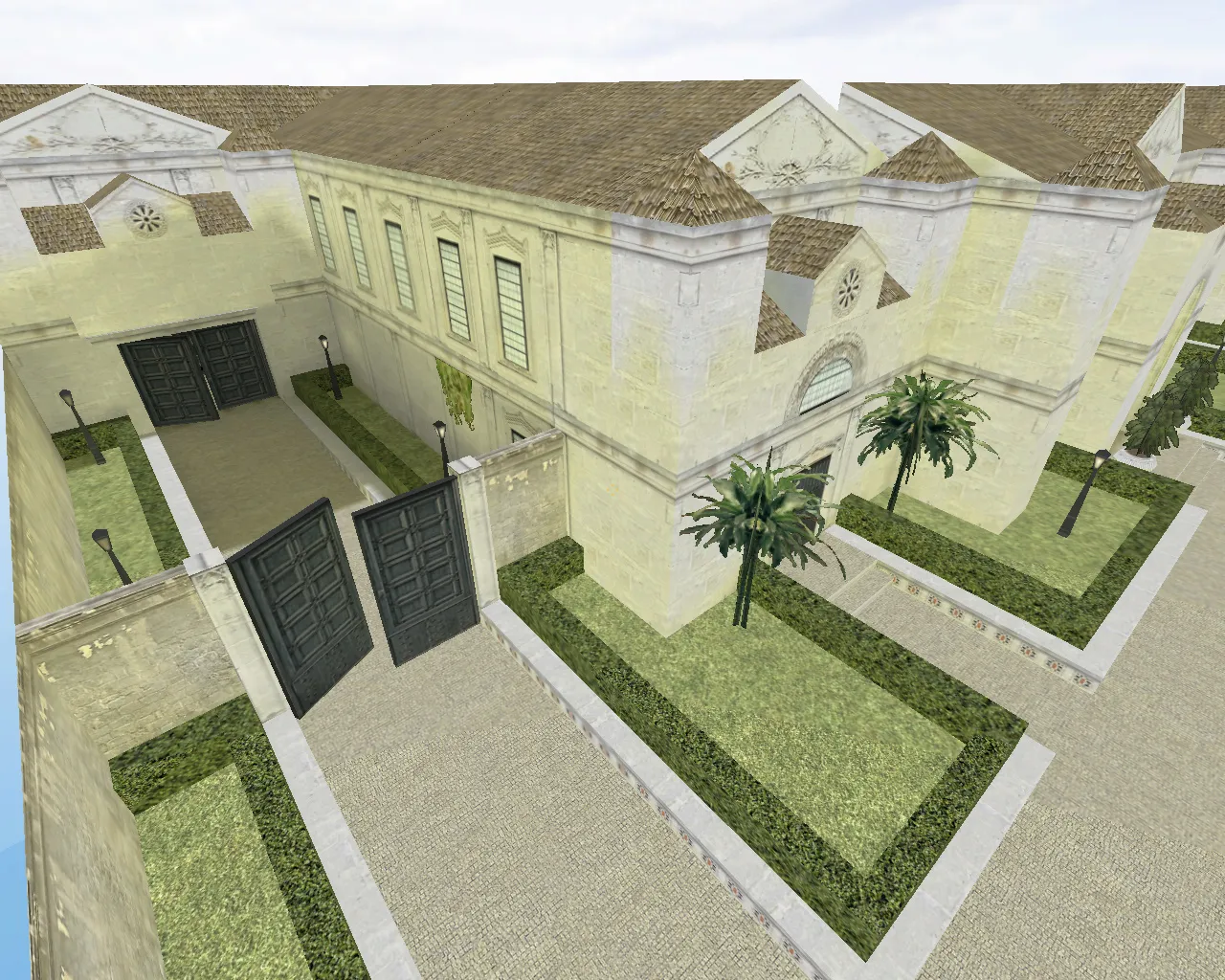 Скриншот  cs_belair для CS 1.6: карта, точки, тактика сторон и навигация ботов