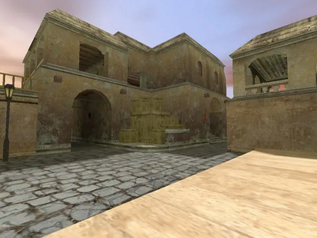 Скриншот  de_fnk карта для CS 1.6: тактика за CT и T, точки, .nav, оптимизация wpoly/epoly