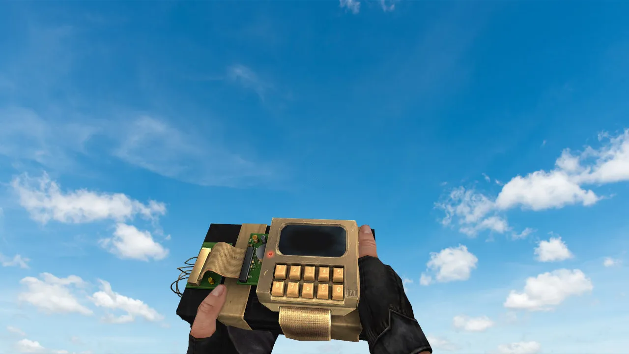 Скриншот Пак моделей оружия Golden Weapon Pack для CS 1.6: v_, p_, w_ модели, звуки, анимация осмотра и настройки качества текстур