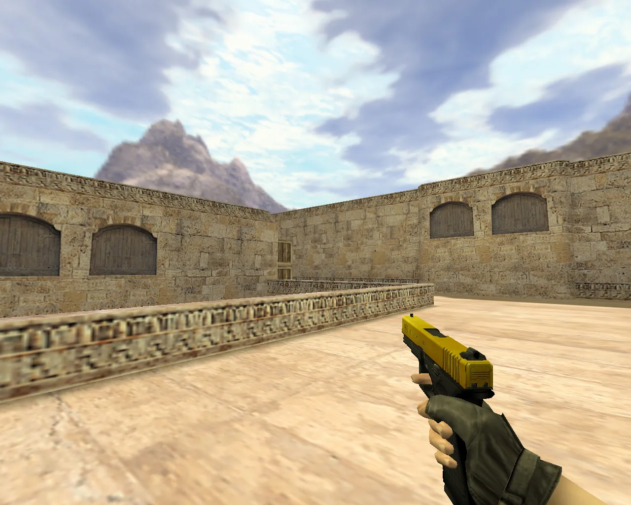 Скриншот Модель «Glock Золотой» для CS 1.6 - Идеальный выбор для геймеров