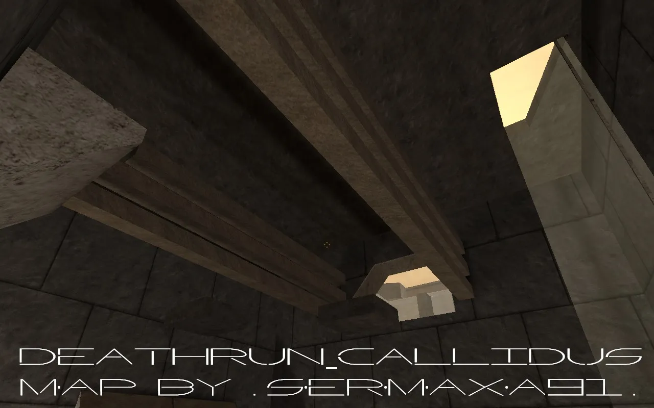 Скриншот  deathrun_callidus для CS 1.6: тактика за терр и CT, точки, .nav, оптимизация карты