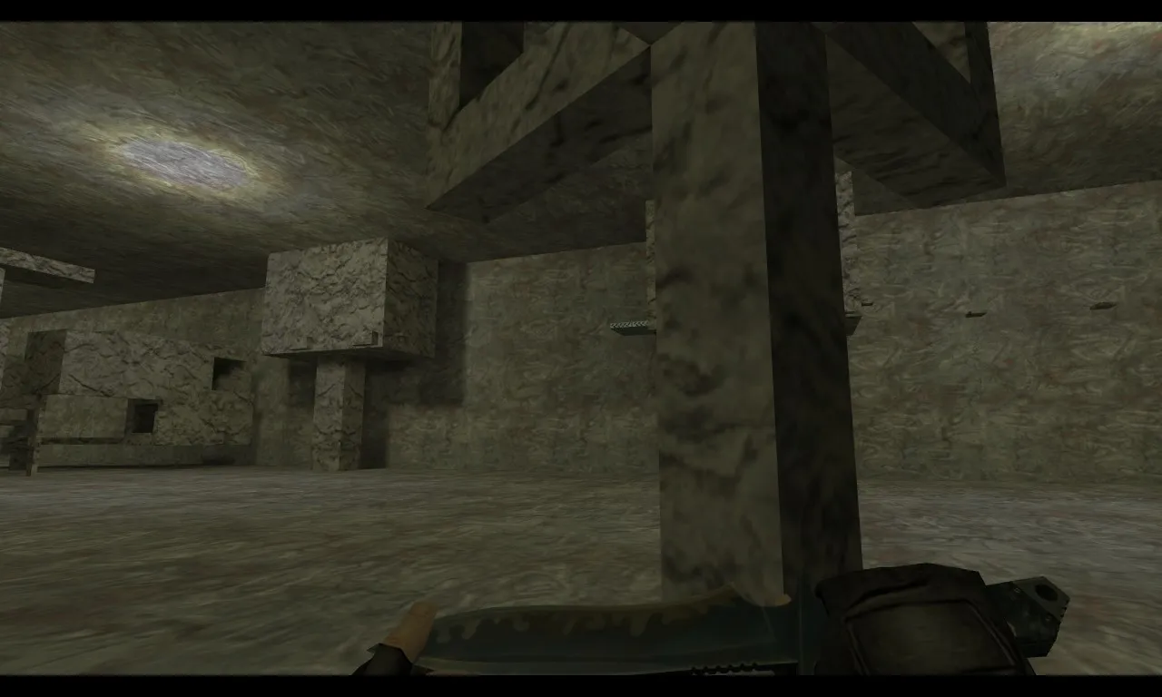 Скриншот  deathrun_kazz_level_x — карта deathrun для CS 1.6: баланс сторон, точки, .nav, оптимизация