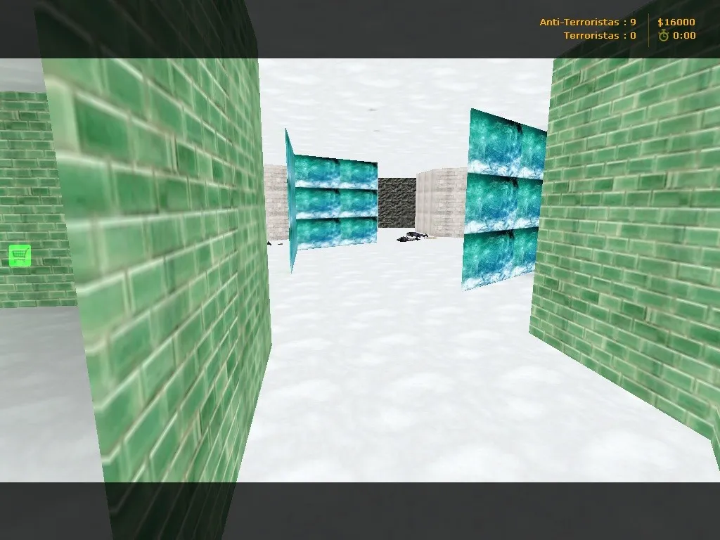 Скриншот  de_frozen_wars для CS 1.6: тактика за Т и КТ, точки, .nav, оптимизация wpoly/epoly