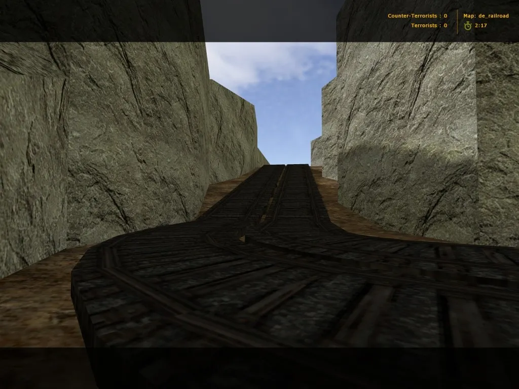 Скриншот Карта de_railroad для CS 1.6: Подробное описание и тактики