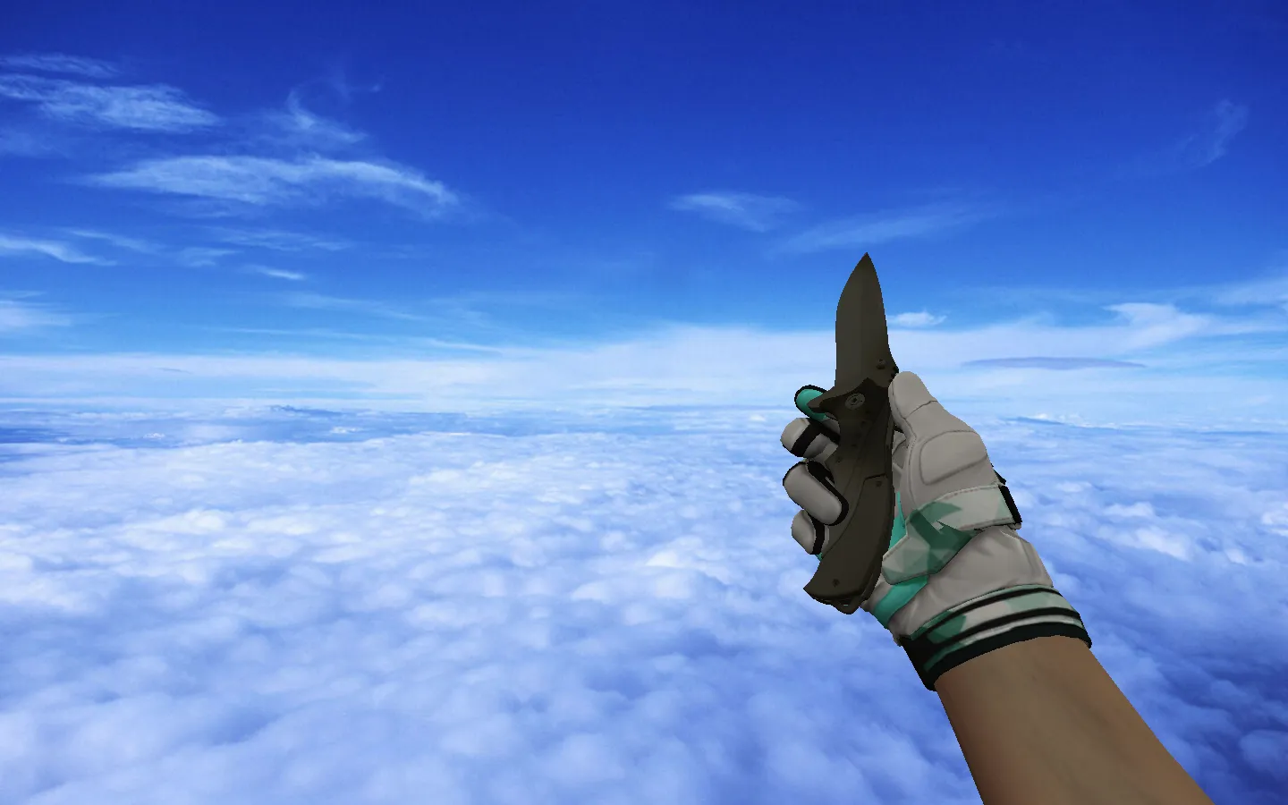 Скриншот Нож «Бродяга» | Сажа для CS 1.6: v_, p_, w_ модели, звук и анимация осмотра