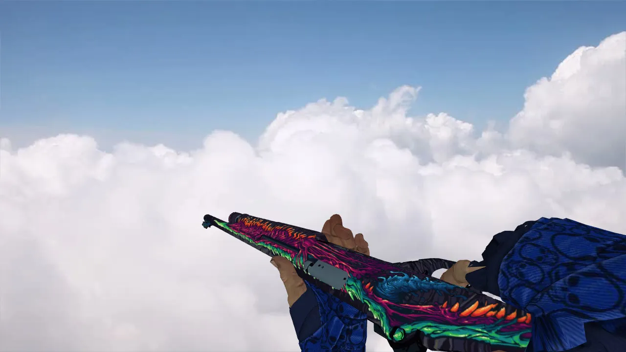 Скриншот  Пак моделей оружия «Hand Wraps Cobalt Skulls Pack» для CS 1.6: v_ p_ w_ модели, звуки, анимация осмотра и текстуры