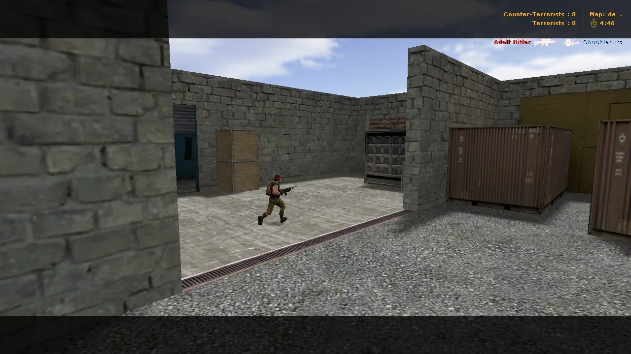 Скриншот  Карта de_storage для Counter-Strike 1.6: анализ и тактики