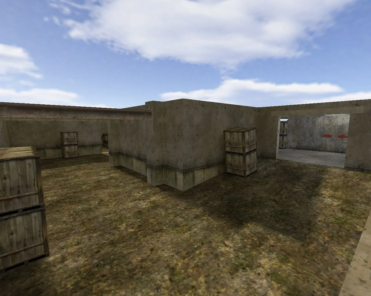 Скриншот  Карта de_antishock для CS 1.6: баланс сторон, точки под Т/КТ, .nav для ботов и оптимизация wpoly/epoly