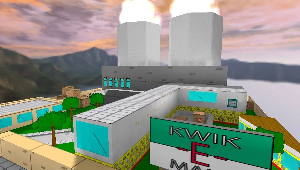 Скриншот de_cartoon для CS 1.6: разбор карты, точки, .nav для ботов и оптимизация wpoly/epoly