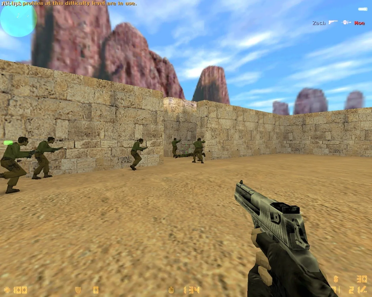 Скриншот  Карта de_dustywares для CS 1.6: точки, маршруты, .nav для ботов и оптимизация wpoly/epoly