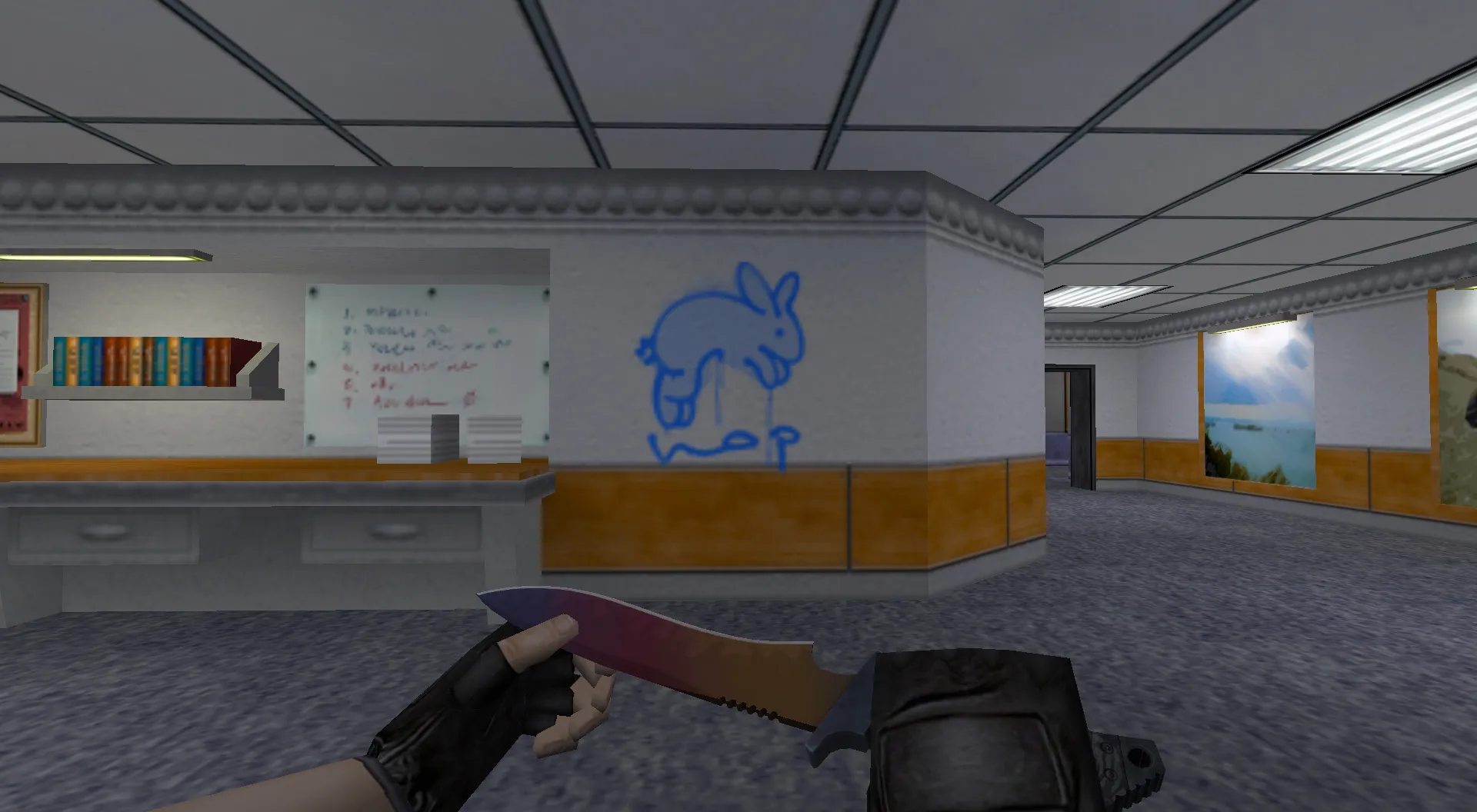 Скриншот Граффити «Прыг» для CS 1.6 - Уникальный стиль из CS:GO