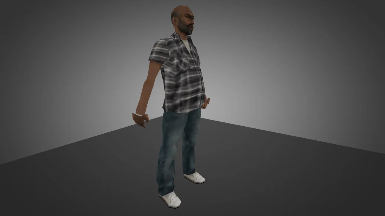 Скриншот Модель «GTA SA Neighbor» для CS 1.6 - Уникальный скин для вашего игрока