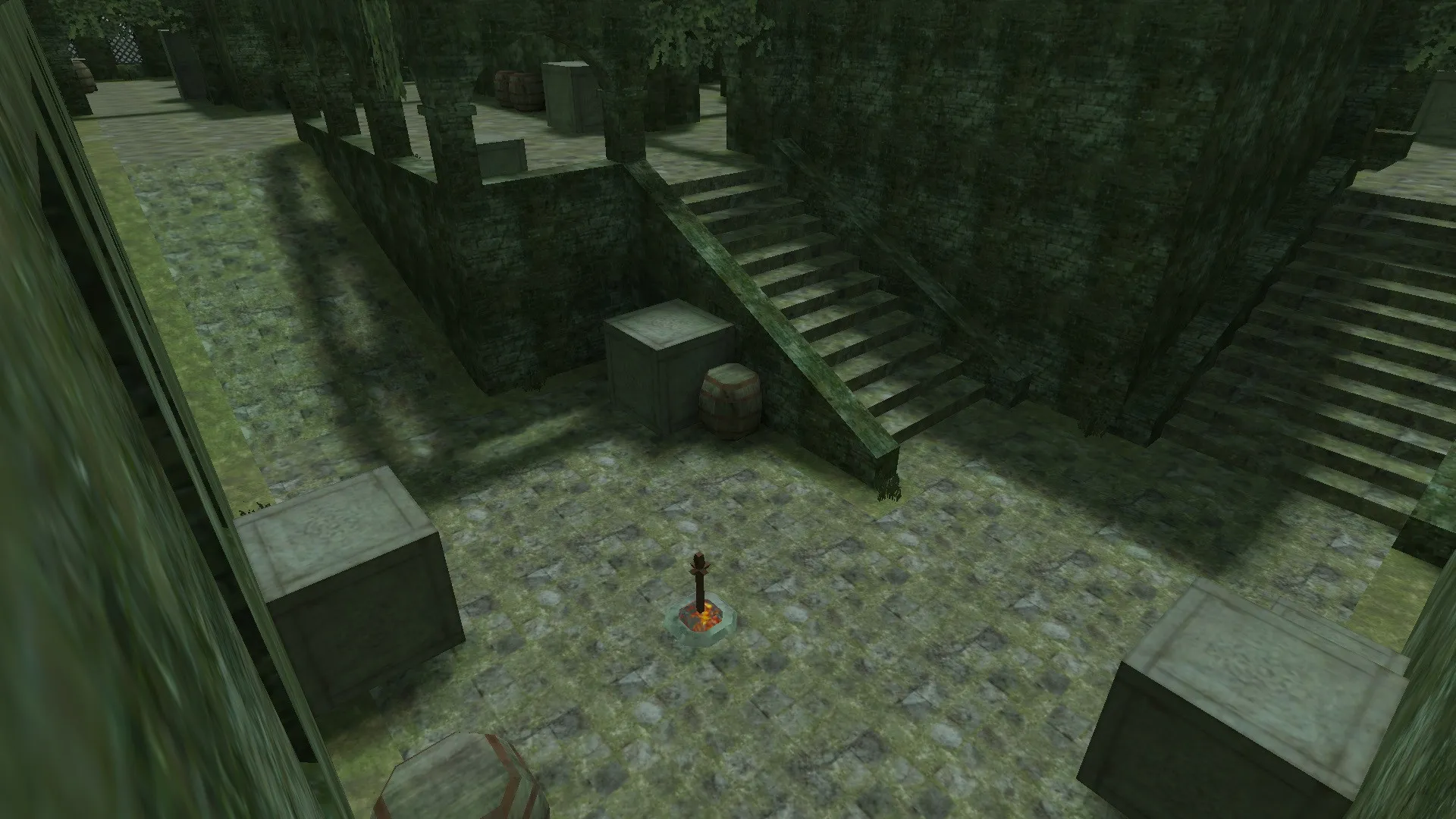 Скриншот  Карта de_undead_burg для CS 1.6: Тактический обзор и особенности