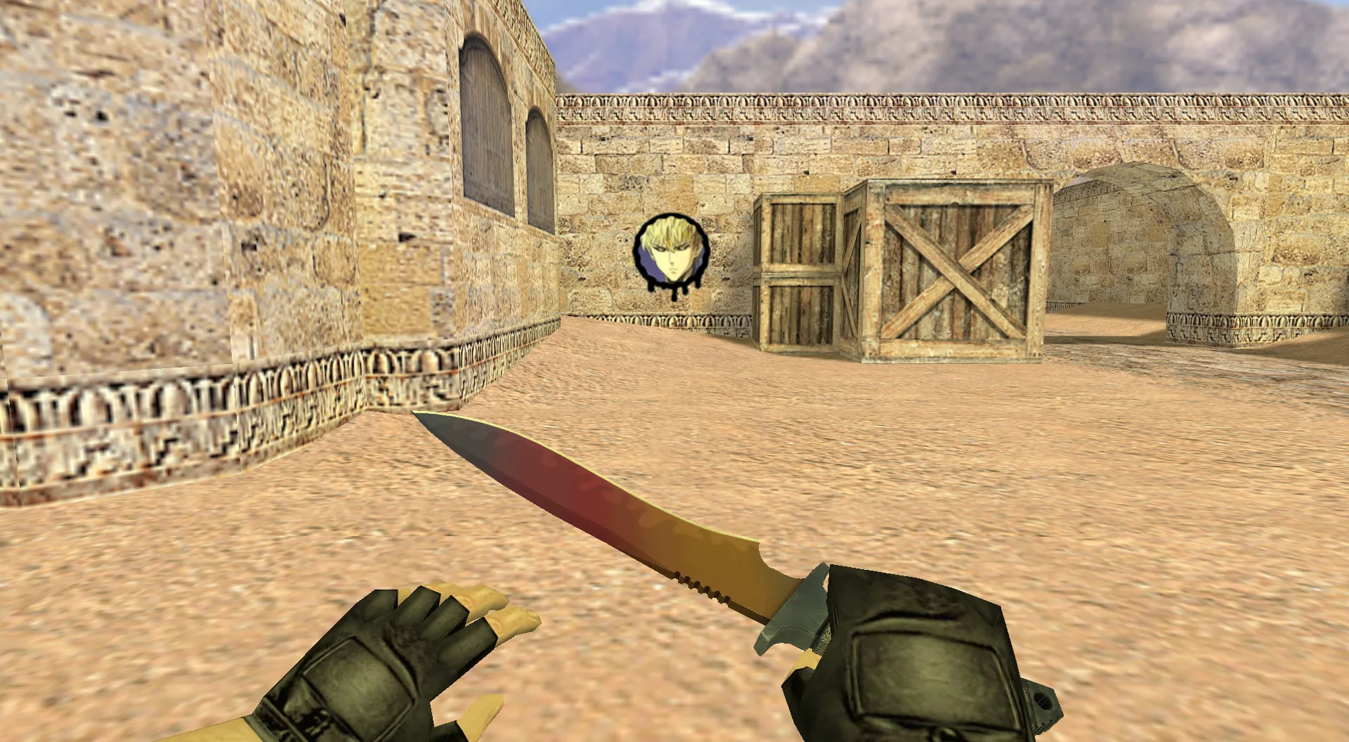 Скриншот  Граффити «Генос» для CS 1.6 - Уникальное Аниме Искусство