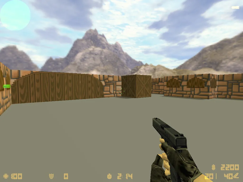 Скриншот  de_dust2_1992 — карта для CS 1.6: точки, спавны, тактика за CT и T, оптимизация и .nav для ботов