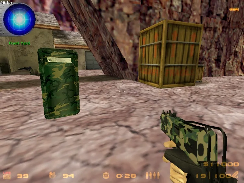 Скриншот Модель «Camo Shield Pack» для CS 1.6: v_ / p_ / w_ щиты, звуки и анимации осмотра